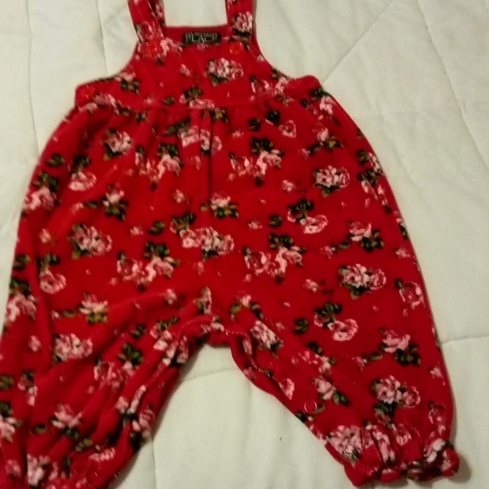 Infant Girls Velour Jumper.